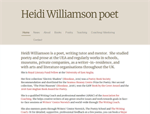 Tablet Screenshot of heidiwilliamsonpoet.com